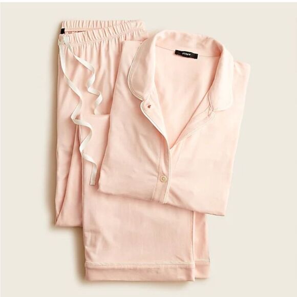 J.Crew Peach Easy-Luxe Eco Pajama Set Medium - Picture 1 of 8